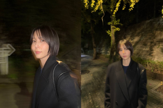 김나영이 앞머리를 내리고 동안 미모를 과시했다. / 김나영 인스타그램