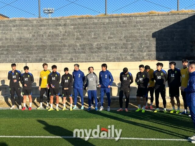 10일 천안축구종합센터에서 훈련을 진행한 대한민국 축구대표팀/최병진 기자