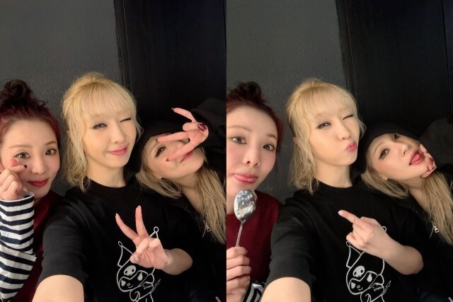 2NE1 멤버 산다라박이 멤버들과 함께한 근황을 전했다. / 산다라박 인스타그램