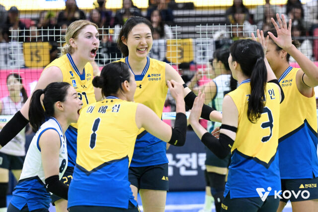 현대건설 선수단./KOVO