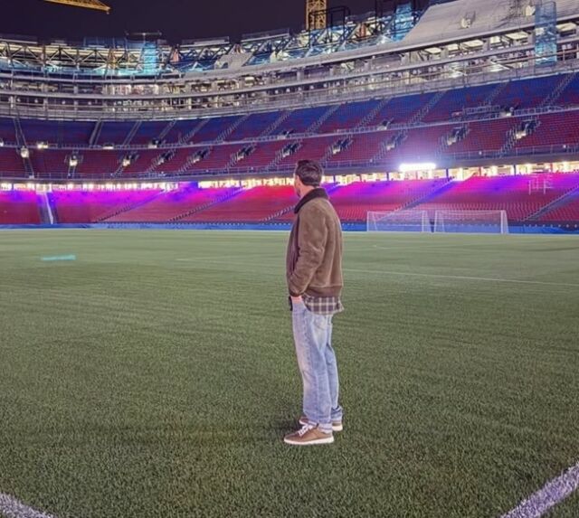 캄프 누를 방문한 리오넬 메시/메시 SNS