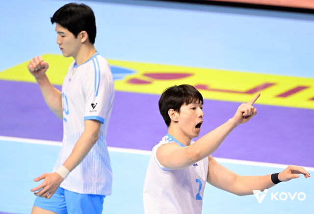 정지석과 한선수./KOVO