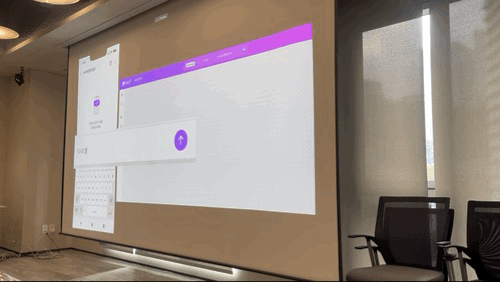 ‘익시오 AI 비서’가 통화 내용을 분석한 뒤 지메일로 보내는 에이전트를 만들고 있다. /심지원 기자