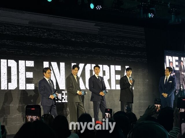 '메이드 인 코리아' 우민호 감독, 정우성, 현빈, 우도환/박로사 기자