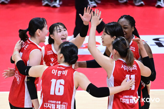 페퍼저축은행 선수단./KOVO