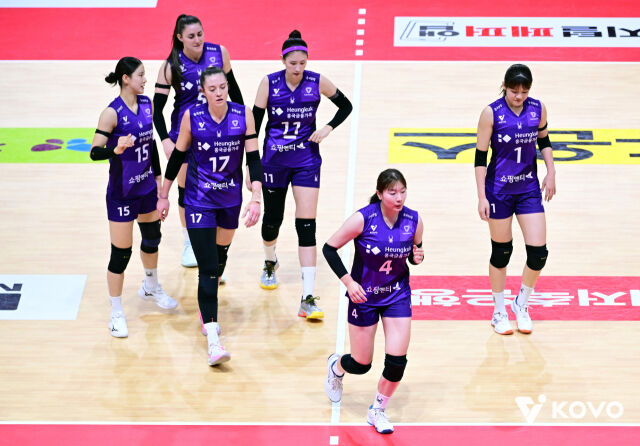 흥국생명 선수단./KOVO