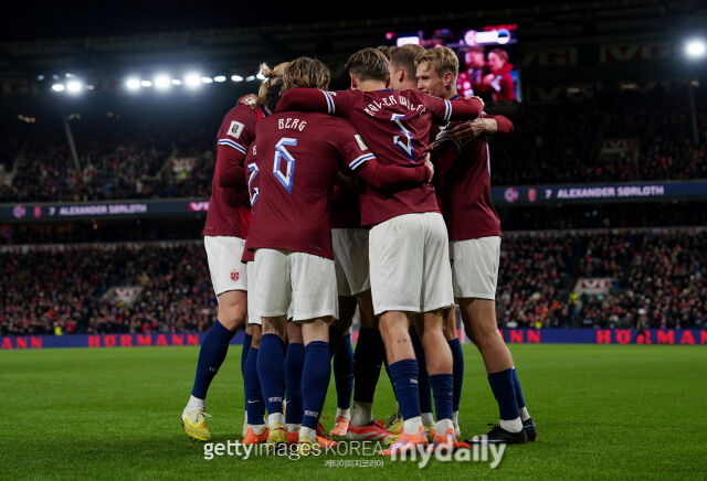 노르웨이 축구대표팀./게티이미지코리아