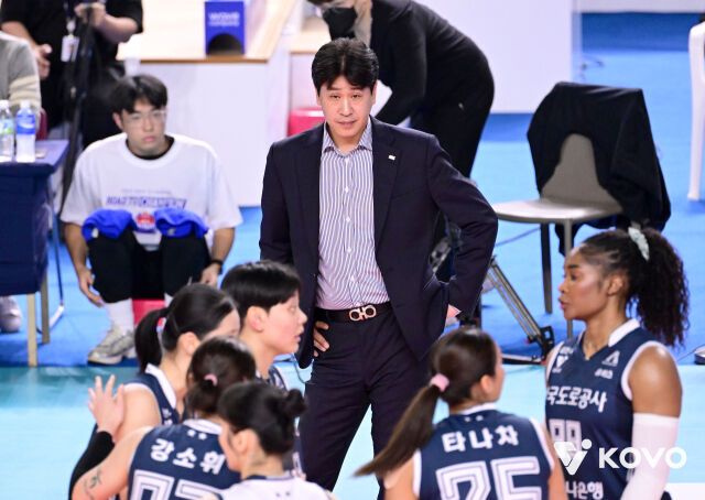 한국도로공사 김종민 감독./KOVO