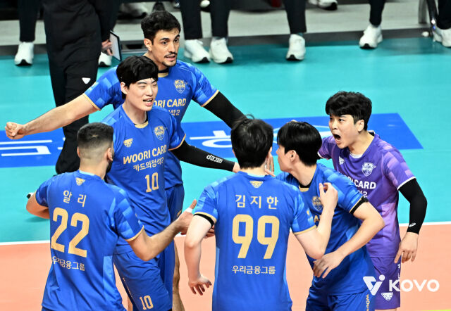 우리카드 배구단./KOVO