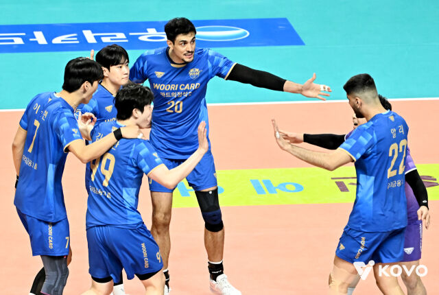 우리카드 배구단./KOVO