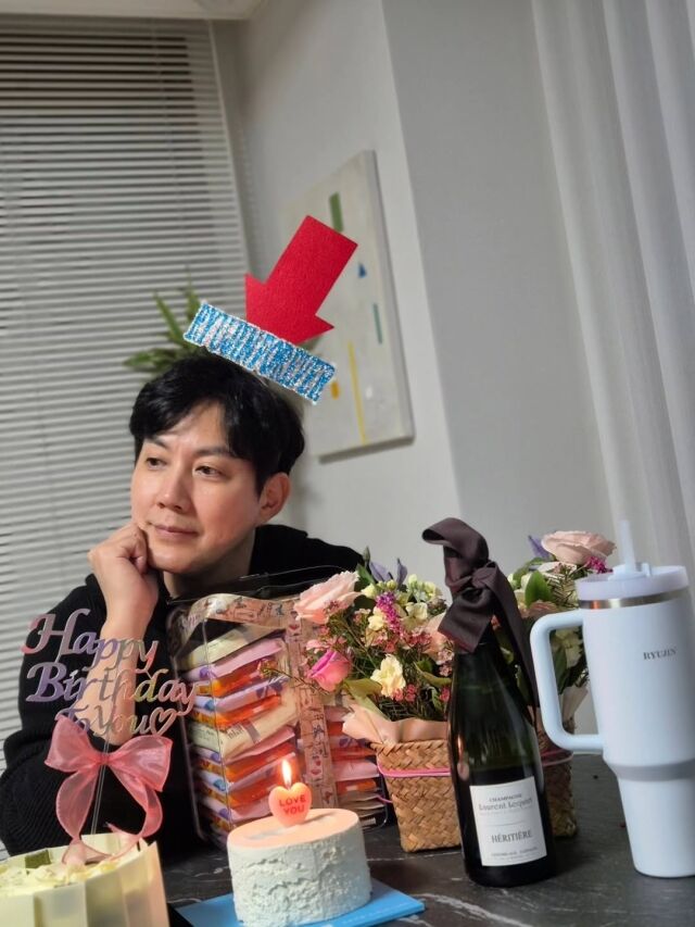 류진이 둘째 아들 찬호에게 받은 특별한 생일 선물을 공개했다. / 류진 인스타그램