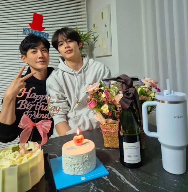 류진이 둘째 아들 찬호에게 받은 특별한 생일 선물을 공개했다. / 류진 인스타그램