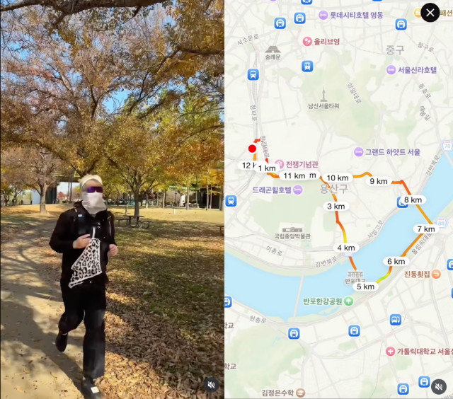 이상민이 재혼 후 러닝에 빠진 근황을 전했다. / 이상민 인스타그램