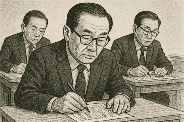 내년 초 신한·우리·BNK금융지주 회장의 임기가 만료되면서 (왼쪽부터)진옥동·임종룡·빈대인 회장의 임기 내 공과가 시험대에 올랐다. /챗GPT