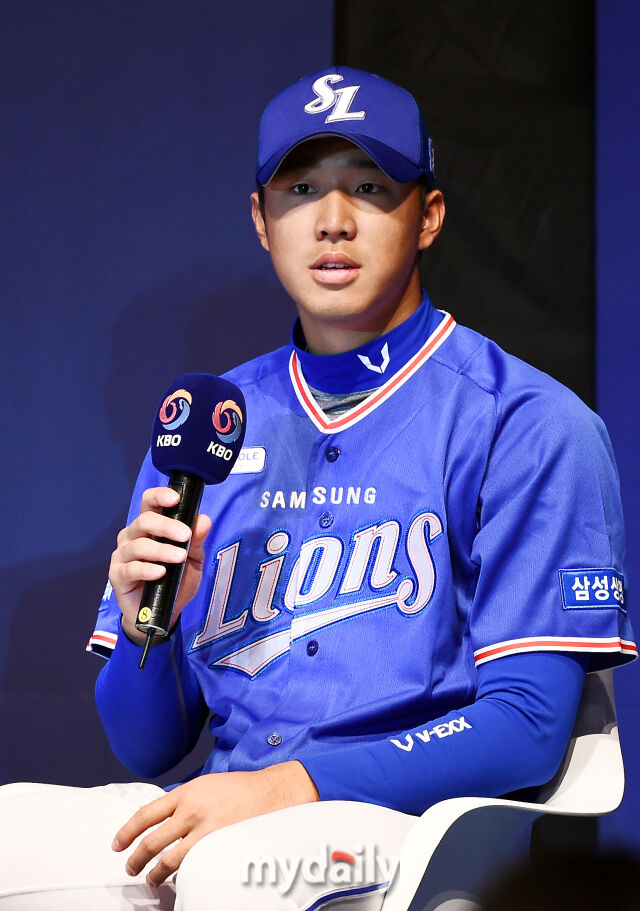 삼성 라이온즈 시절의 최충연./마이데일리