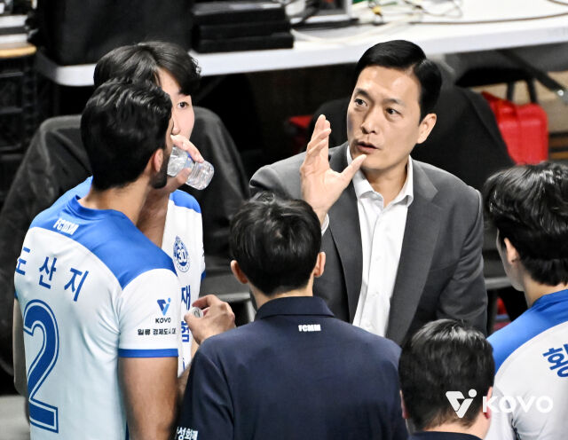 삼성화재 김상우 감독./KOVO