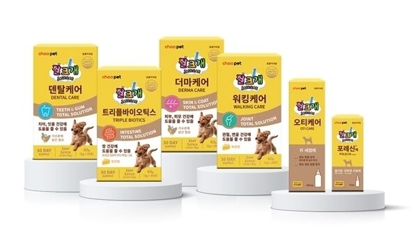 조아제약이 출시한 반려동물 의약품 및 영양제 '잘크개' 6종. /조아제약