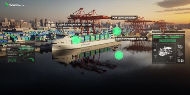 HD현대 AI기반 운항 솔루션 ‘오션와이즈’ 이미지. /HD현대