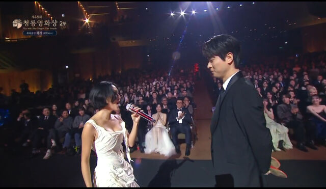 제46회 청룡영화상/KBS 2TV 생중계 캡처