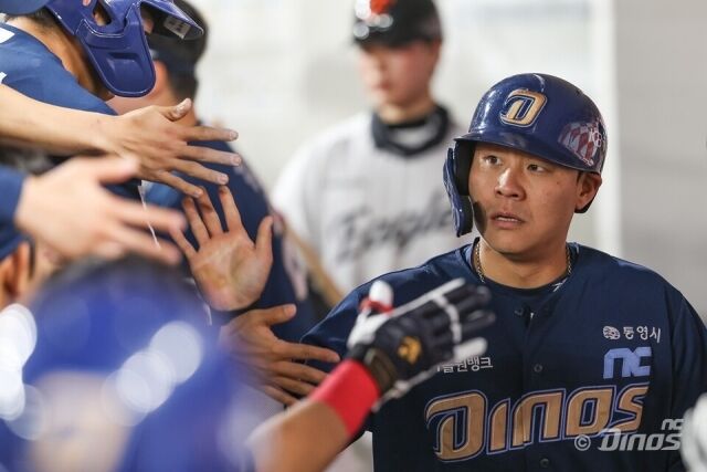 NC 다이노스 시절 박세혁./NC 다이노스