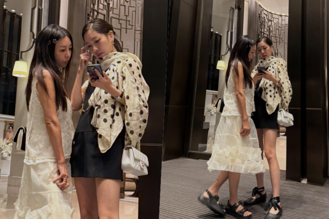 黄信惠和李真伊：母女？姐妹？长得像双胞胎？