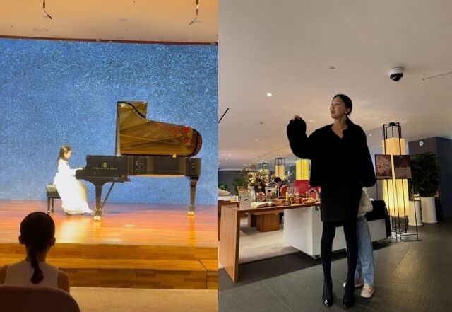 李智慧的女儿泰莉已经上一年级了……她继承了母亲的基因。