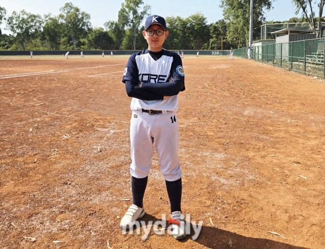 대한유소년야구연맹 20기 유소년A대표팀 소성원(전주완산구유소년야구단)./가오슝(대만)=노찬혁 기자