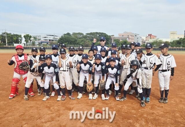 대한유소년야구연맹 20기 꿈나무E대표팀./가오슝(대만)=노찬혁 기자