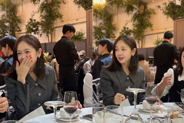 김보미가 박진주의 결혼식 현장을 공개했다. / 김보미 인스타그램