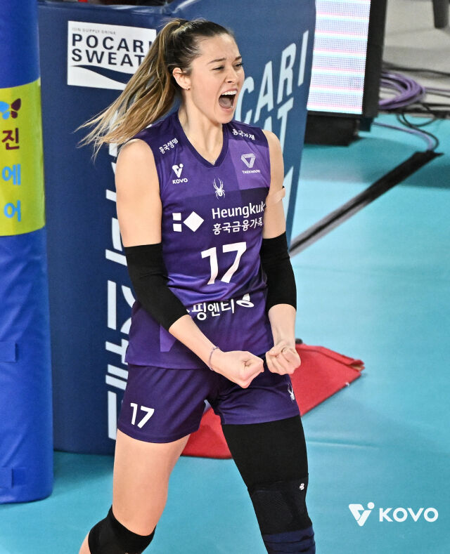 흥국생명 레베카./KOVO