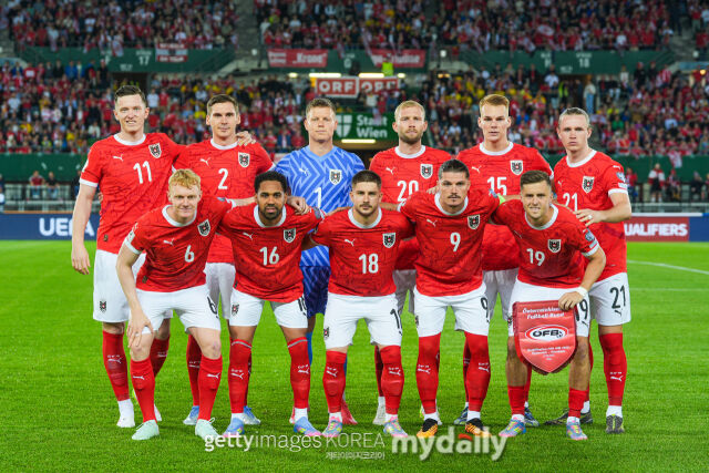 오스트리아 대표팀/게티이미지코리아