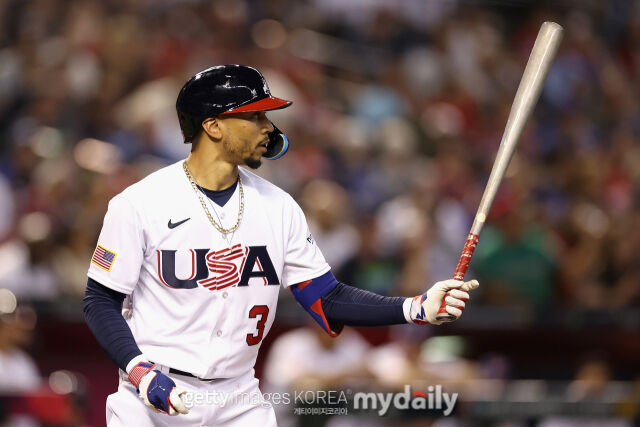 2023 WBC Mookie Betts./gettygimagesKOREA