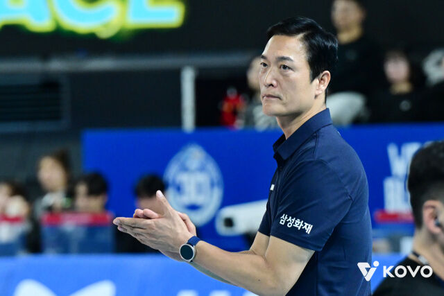 삼성화재 김상우 감독./KOVO