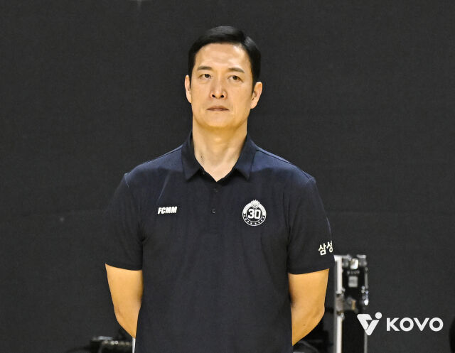 삼성화재 김상우 감독./KOVO