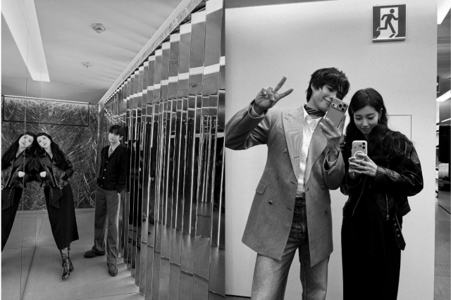 수지가 뷔, 박보검과 함께한 근황을 전했다. / 수지 인스타그램