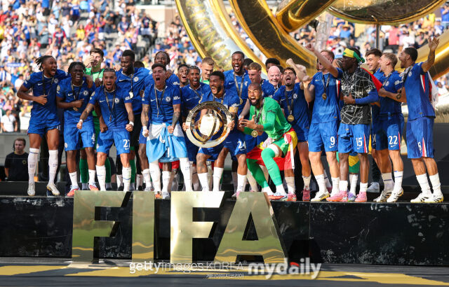 첼시의 클럽월드컵 우승 세리머니/게티이미지코리아