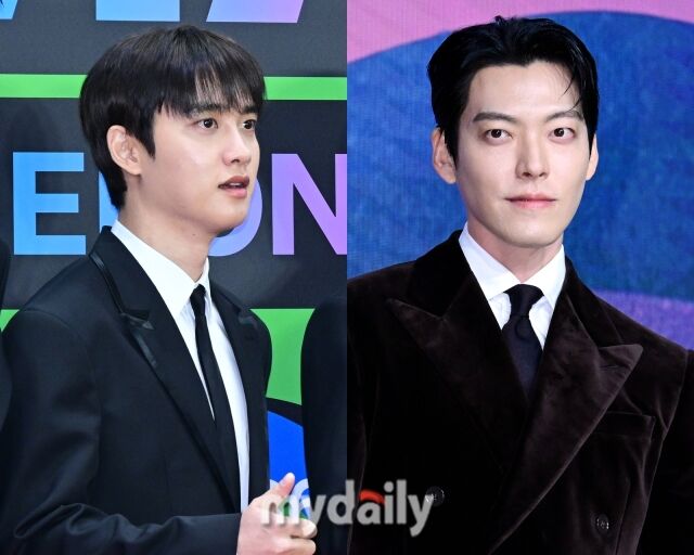 그룹 엑소 겸 배우 도경수, 배우 김우빈/마이데일리 DB