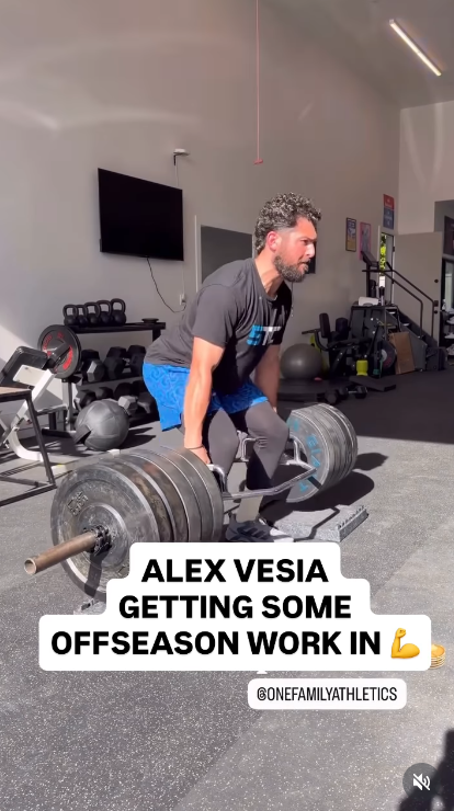 운동을 시작한 LA 다저스 알렉스 베시아./다저스네이션 SNS