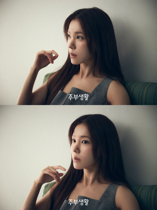 郑诗雅：“我和我的♥白道彬在《两家同住》节目中放下了对完美外表的执念。”