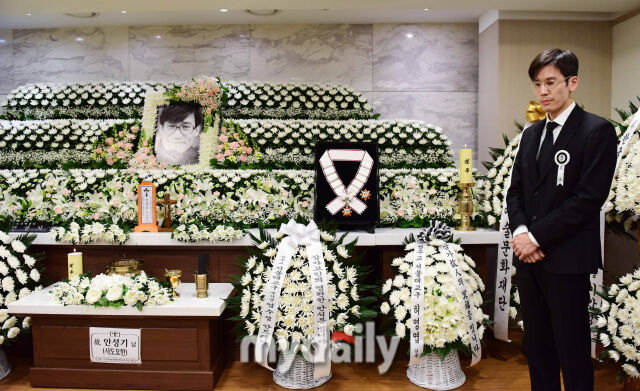 故 안성기 빈소/마이데일리 DB