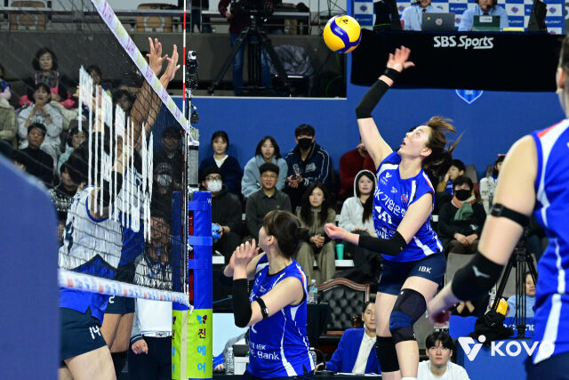 공격하는 고의정./KOVO