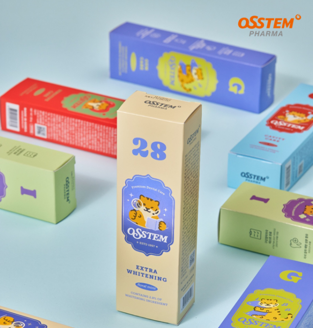 오스템파마 치약 제품 라인. /오스템파마