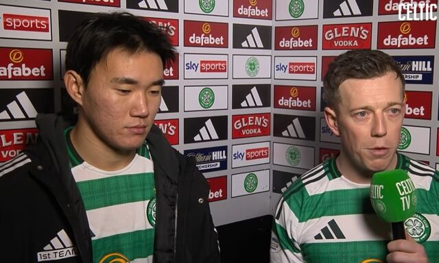 양현준과 맥그리거/셀틱