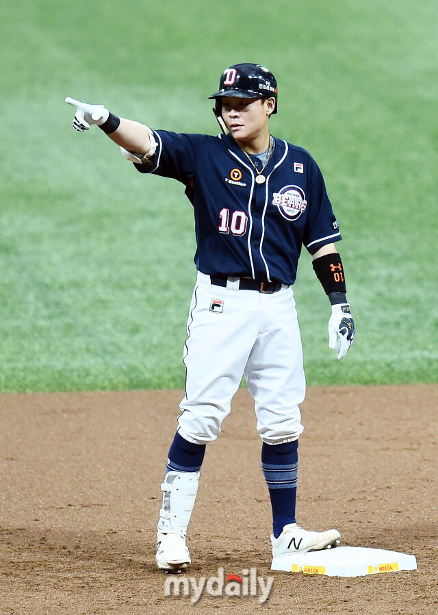 박세혁은 2019년 한국시리즈에서 두산 베어스를 우승으로 이끌었다./마이데일리