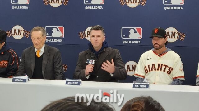 샌프란시스코 자이언츠 버스터 포지 사장./이천=김경현 기자