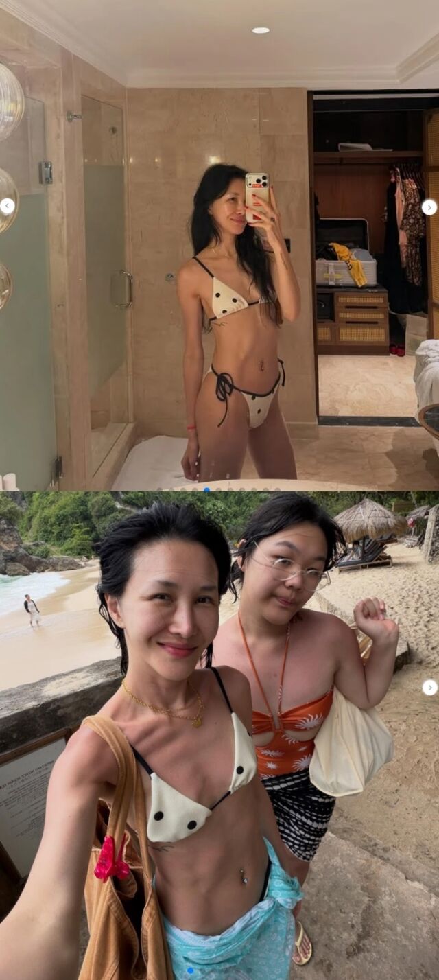 배우 엄태웅 아내 발레리나 윤혜진과 딸 지온 양./윤혜진 소셜미디어