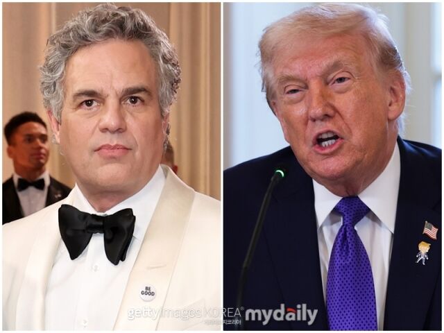 마크 러팔로, 트럼프./게티이미지코리아