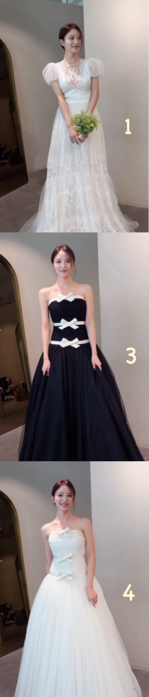 '하트시그널' 출신 인플루언스 김지영이 웨딩드레스 자태를 공개했다. / 김지영 인스타그램