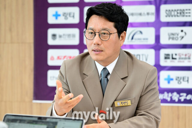 박한동 한국대학축구연맹 회장./마이데일리 DB
