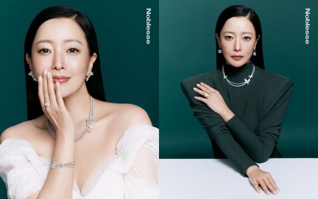 金喜善在“Graph”珠宝画报中展现了令人惊艳的优雅气质。